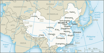 Map for China