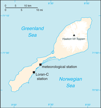 Map for Jan Mayen