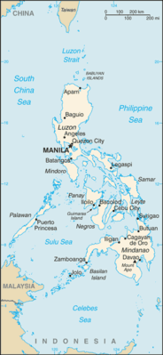 Map for Philippines