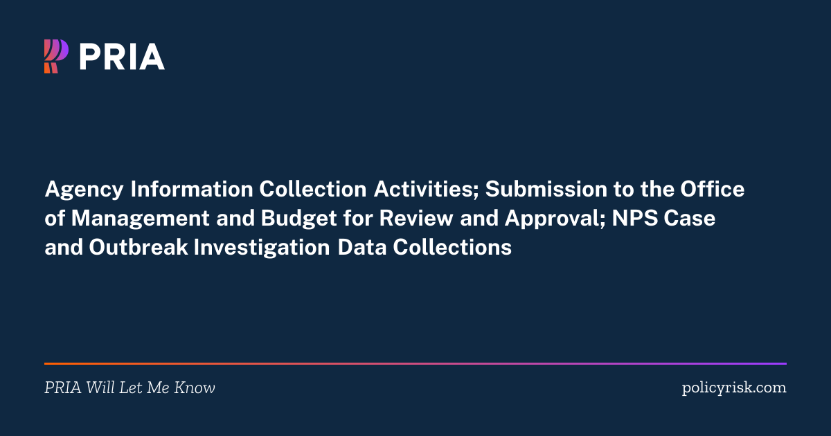 2026-06094 | Agency Information Collection Activitie… | PRIA