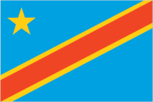 Flag of Congo, Democratic Republic of the Congo (formerly Za