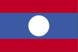 Flag of Laos (Lao People's Democratic Republic)