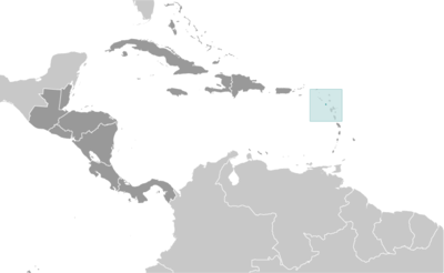 Map showing the location of Montserrat
