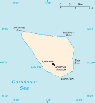 Regional map of Navassa Island