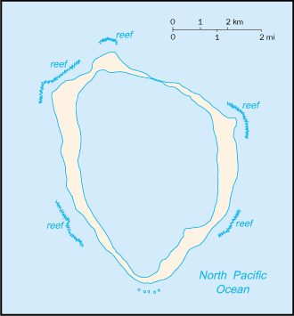 Regional map of Clipperton Island